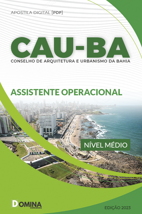 Apostila Concurso CAU BA 2023 Assistente Operacional