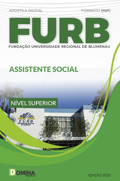 Apostila Digital Concurso FURB 2023 Assistente Social