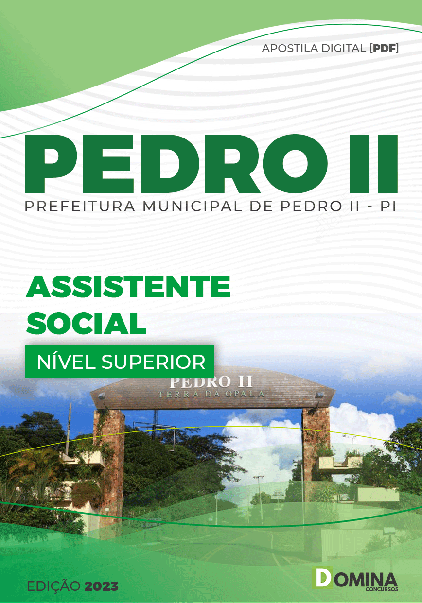 Apostila Concurso Pref Pedro II PI 2023 Assistente Social