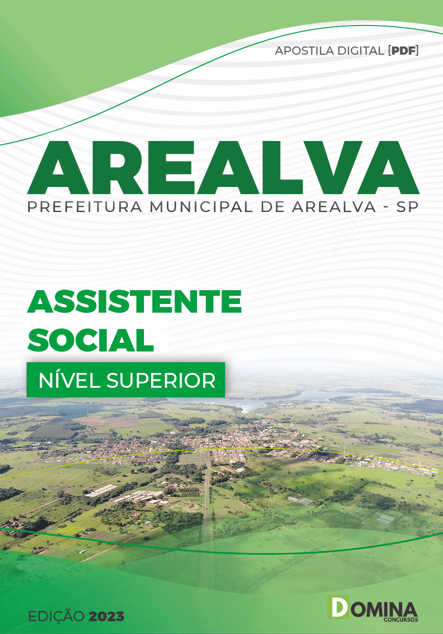 Apostila Digital Pref Arealva SP 2023 Assistente Social