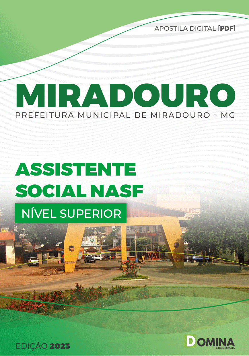 Apostila Pref Miradouro MG 2023 Assistente Social NASF