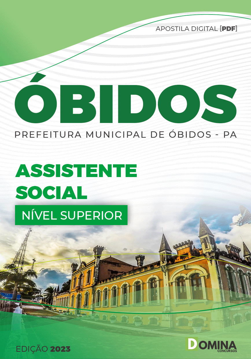 Apostila Concurso Pref Óbidos PA 2023 Assistente Social
