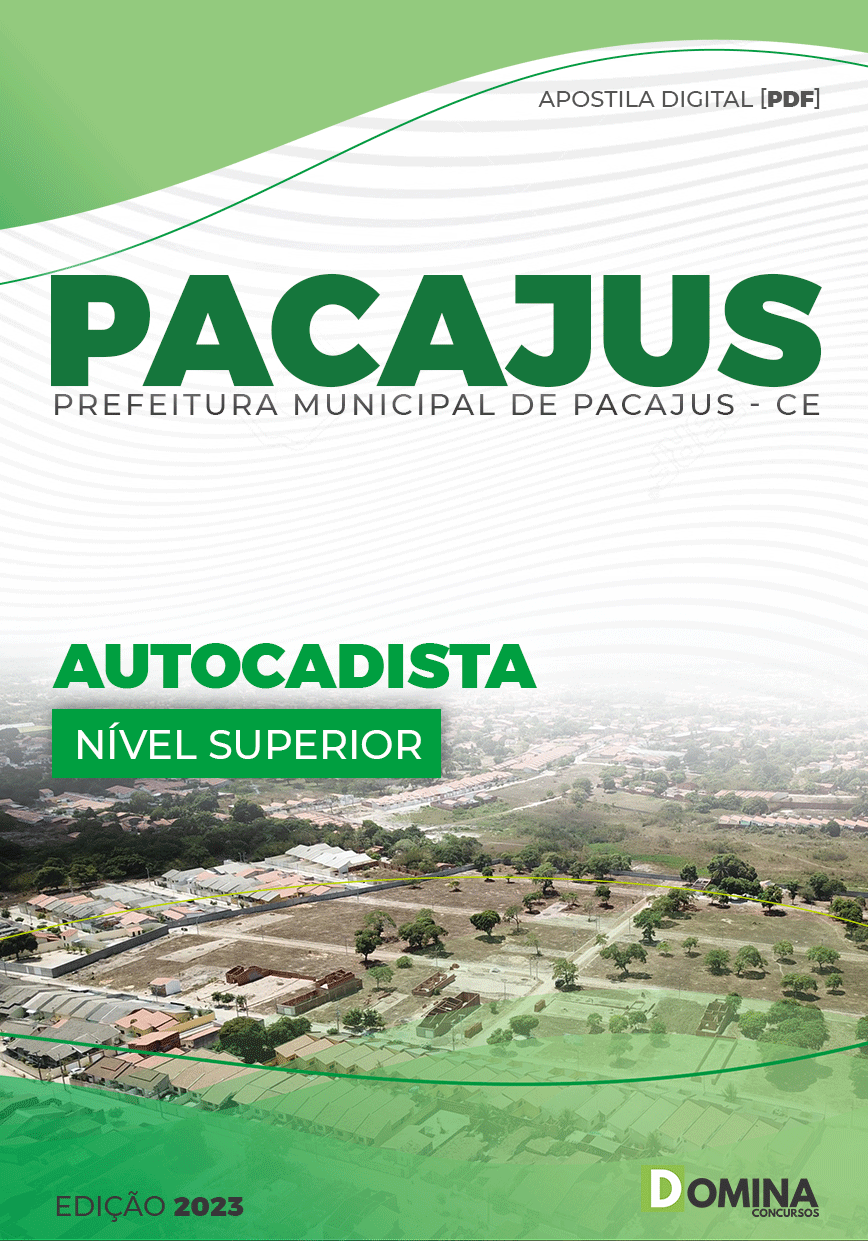 Apostila Concurso Pref Pacajus CE 2023 Autacadista