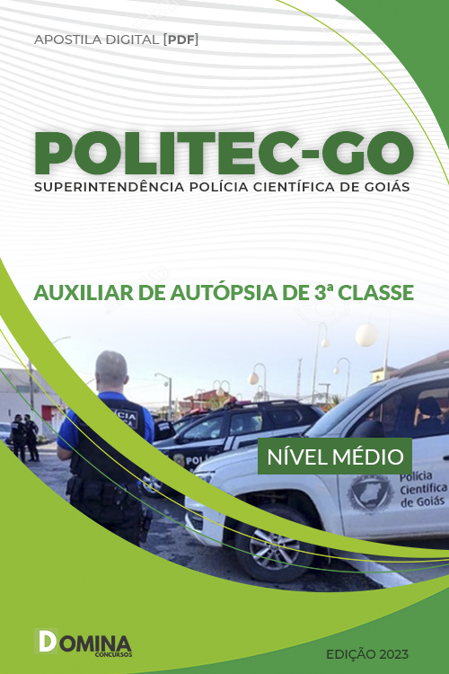 Apostila Concurso POLITEC GO 2023 Auxiliar Autópsia