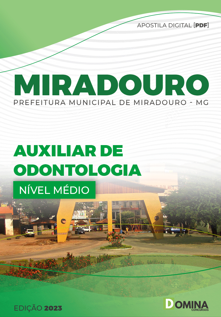 Apostila Pref Miradouro MG 2023 Auxiliar Odontologia