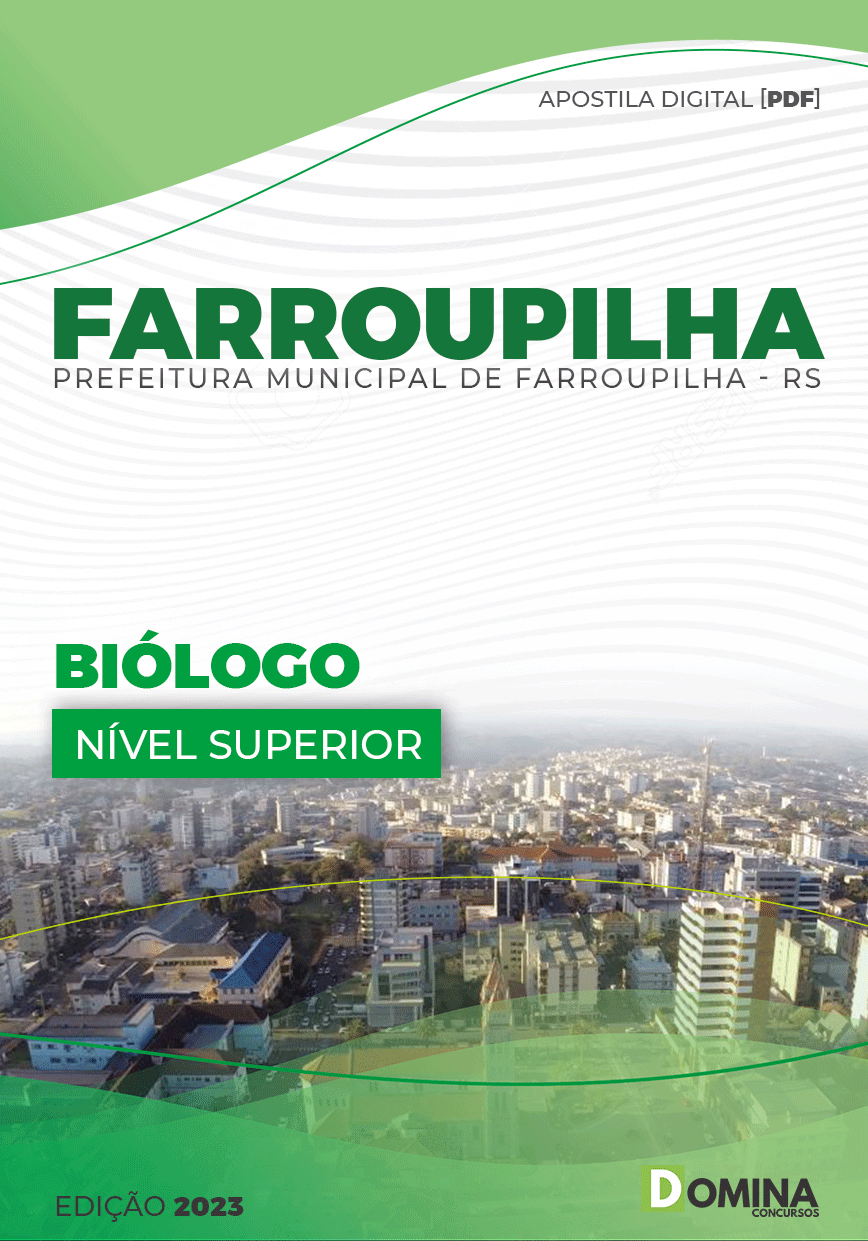 Apostila Concurso Pref Farroupilha RS 2023 Biólogo