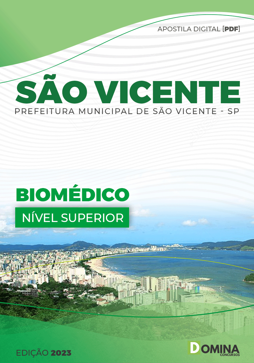 Apostila Digital Pref São Vicente SP 2023 Biomédico