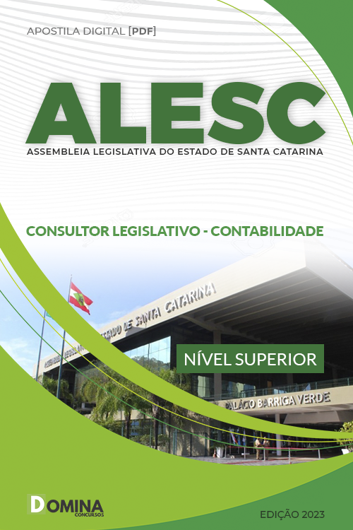 Apostila ALESC 2023 Consultor Legislativo Contabilidade