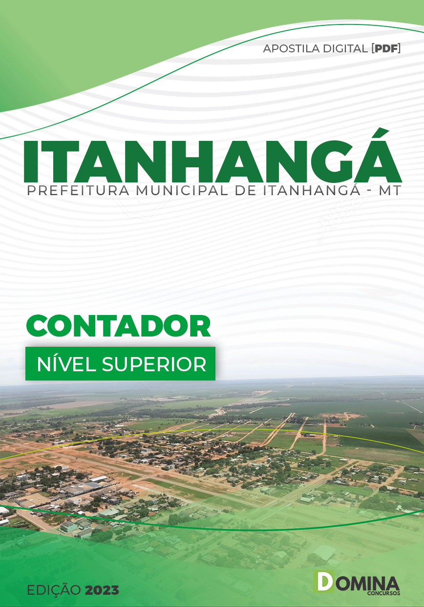 Apostila Concurso Pref Itanhangá MT 2023 Contador