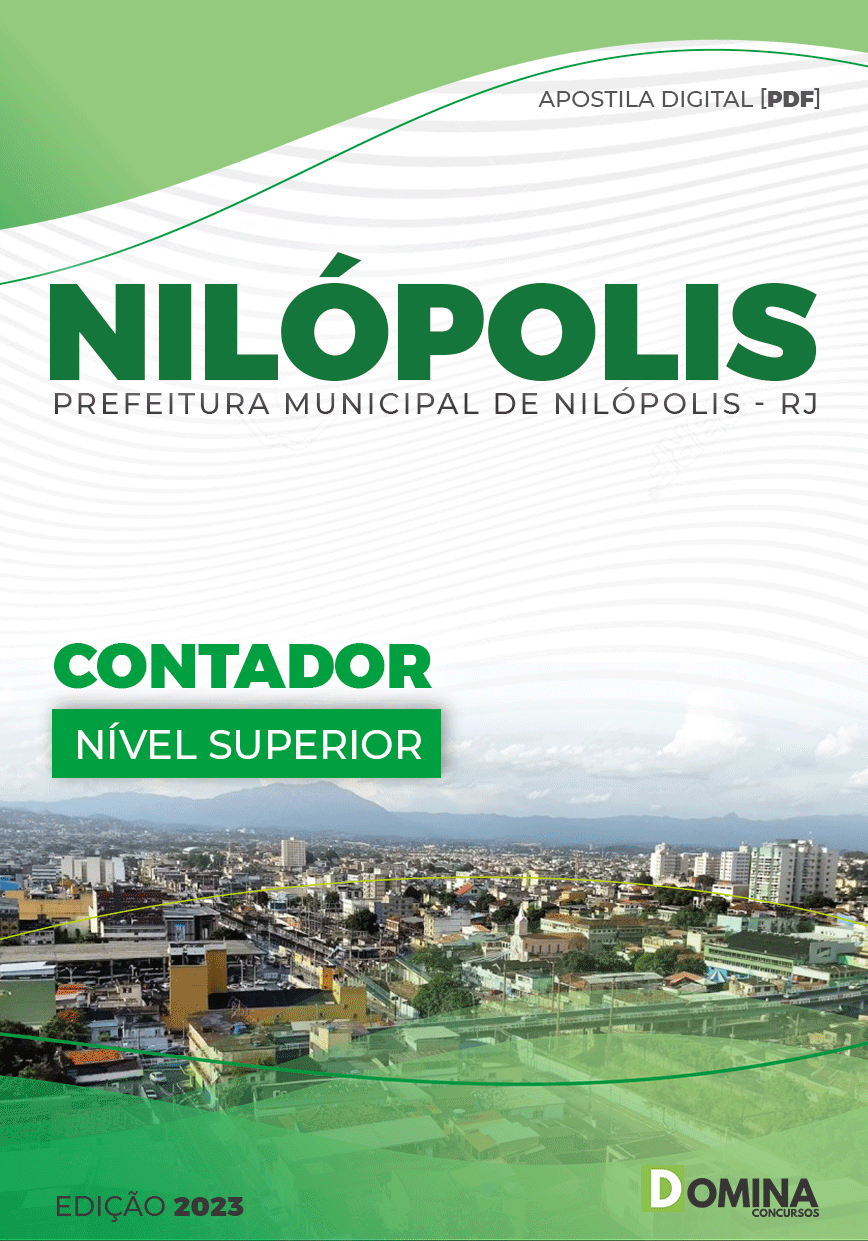 Apostila Digital Câmara Nilópolis RJ 2023 Contador