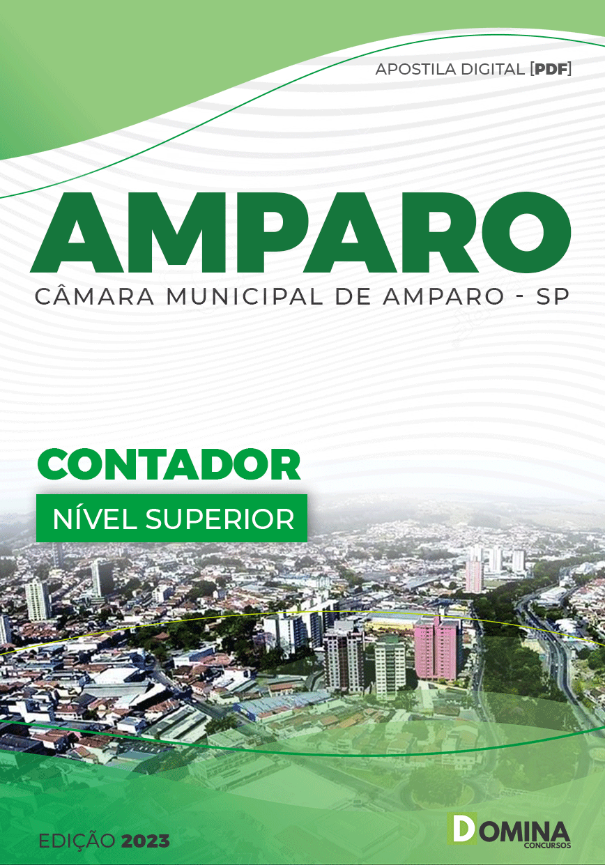 Apostila Concurso Câmara Amparo SP 2023 Contador