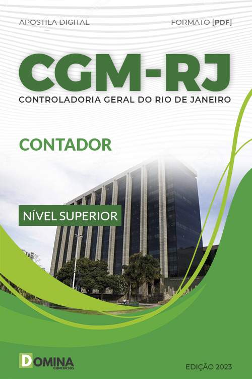 Apostila Digital Concurso Público CGM RJ 2023 Contador