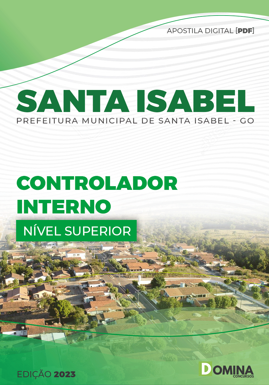 Apostila Digital Pref Santa Isabel GO 2023 Controlador Interno