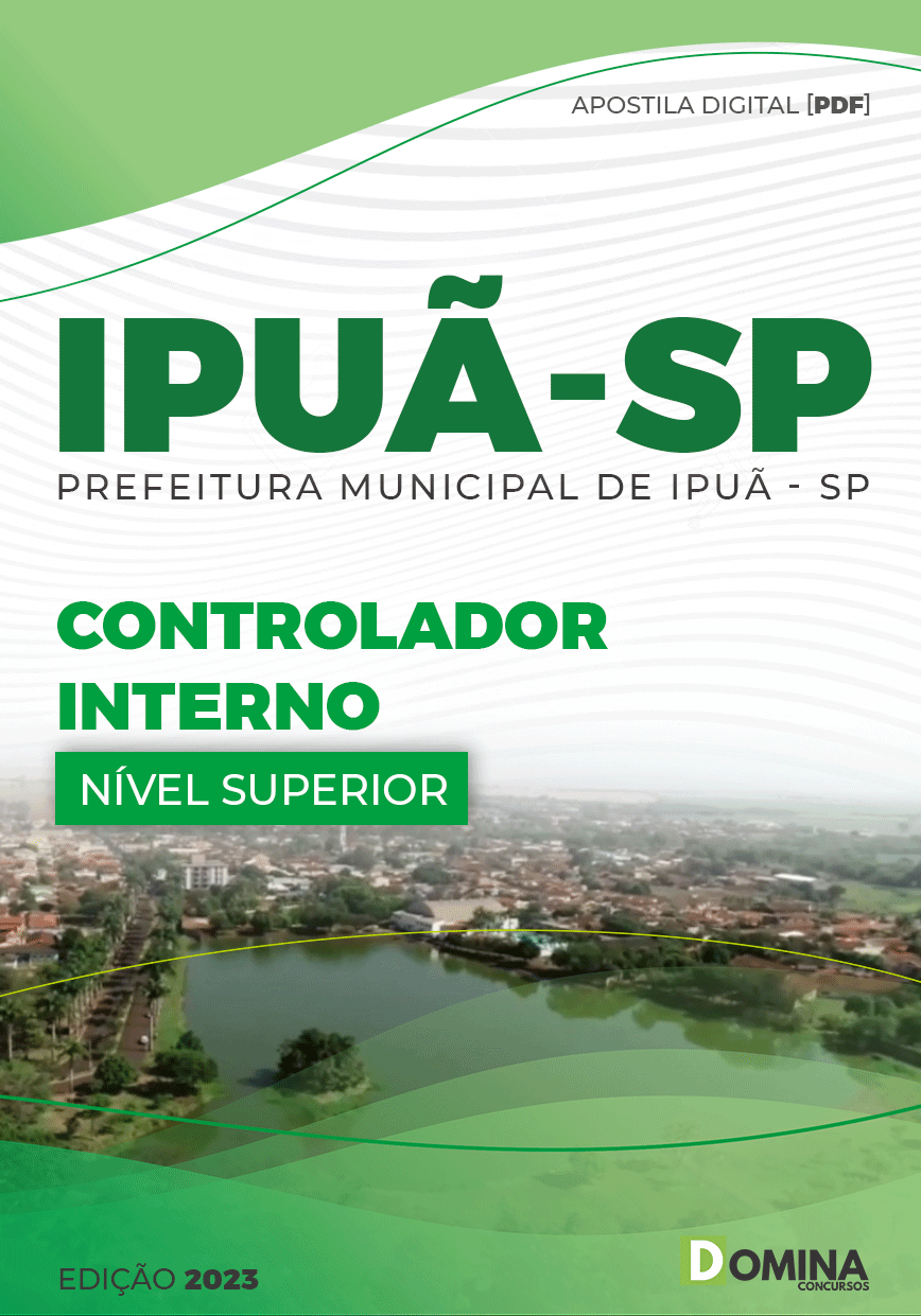 Apostila Concurso Pref Ipuã SP 2023 Controlador Interno