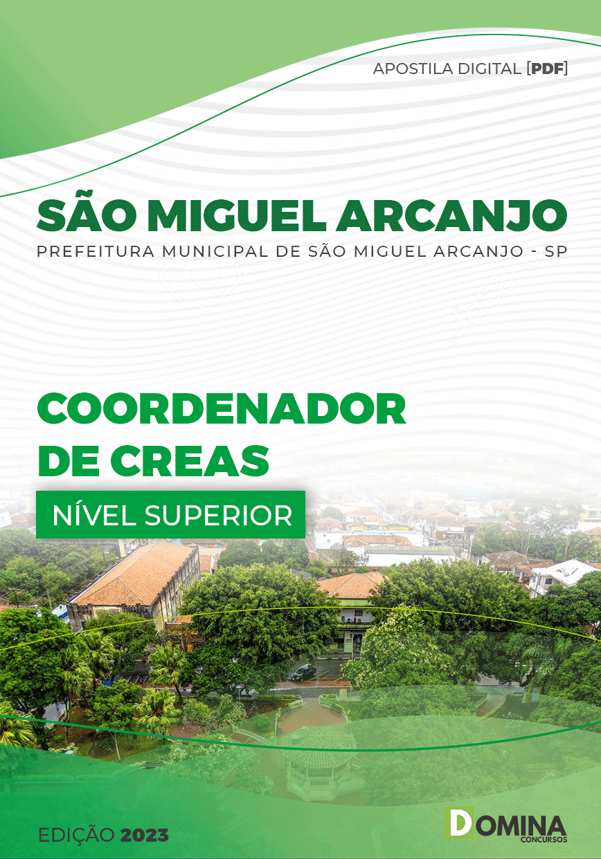 Apostila Pref São Miguel Arcanjo SP 2023 Coordenador CREAS