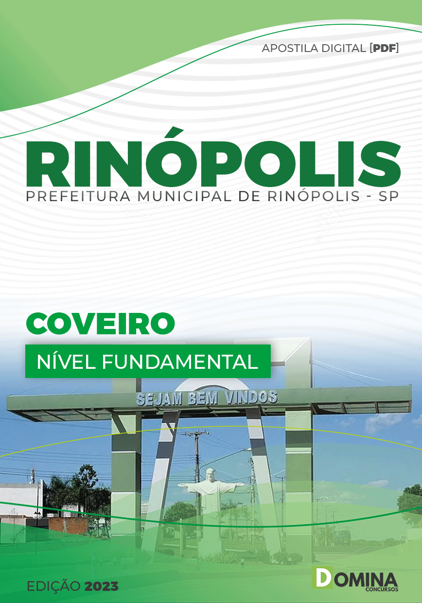 Apostila Digital Concurso Pref Rinópolis SP 2023 Coveiro