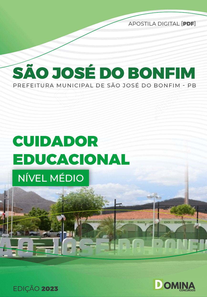 Apostila Pref São José Bonfim PB 2023 Cuidador Educacional