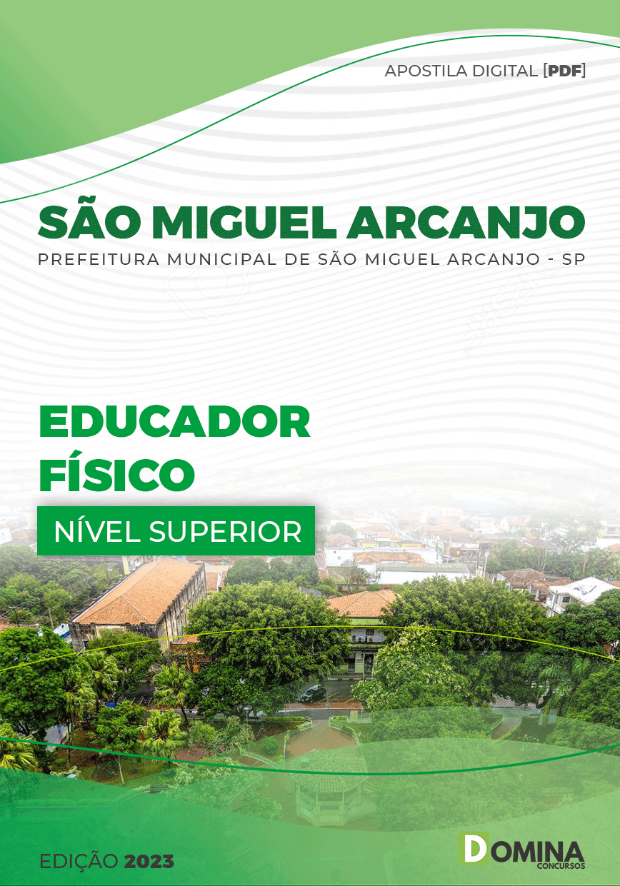 Apostila Pref São Miguel Arcanjo SP 2023 Educador Físico