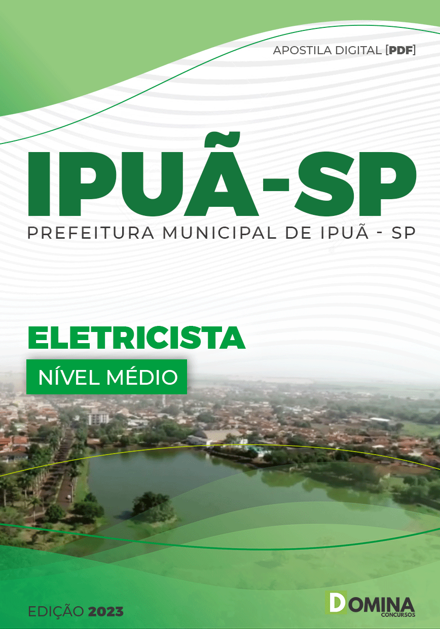 Apostila Digital Concurso Pref Ipuã SP 2023 Eletricista