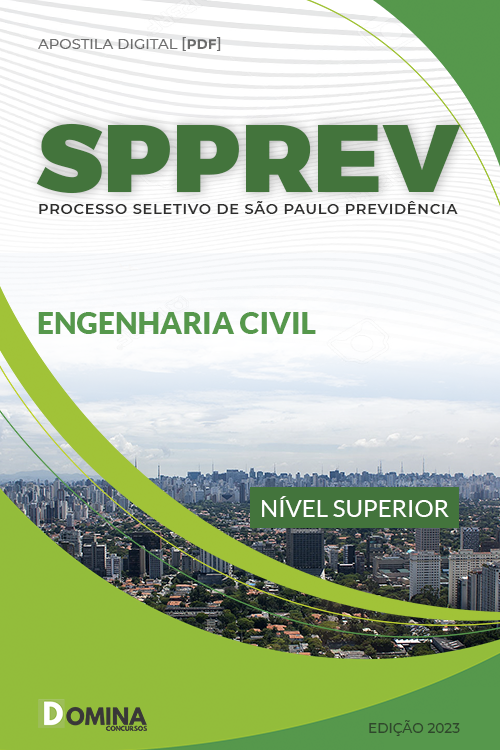 Apostila SPPREVE 2023 Técnico Gestão Pública Engenharia Civil