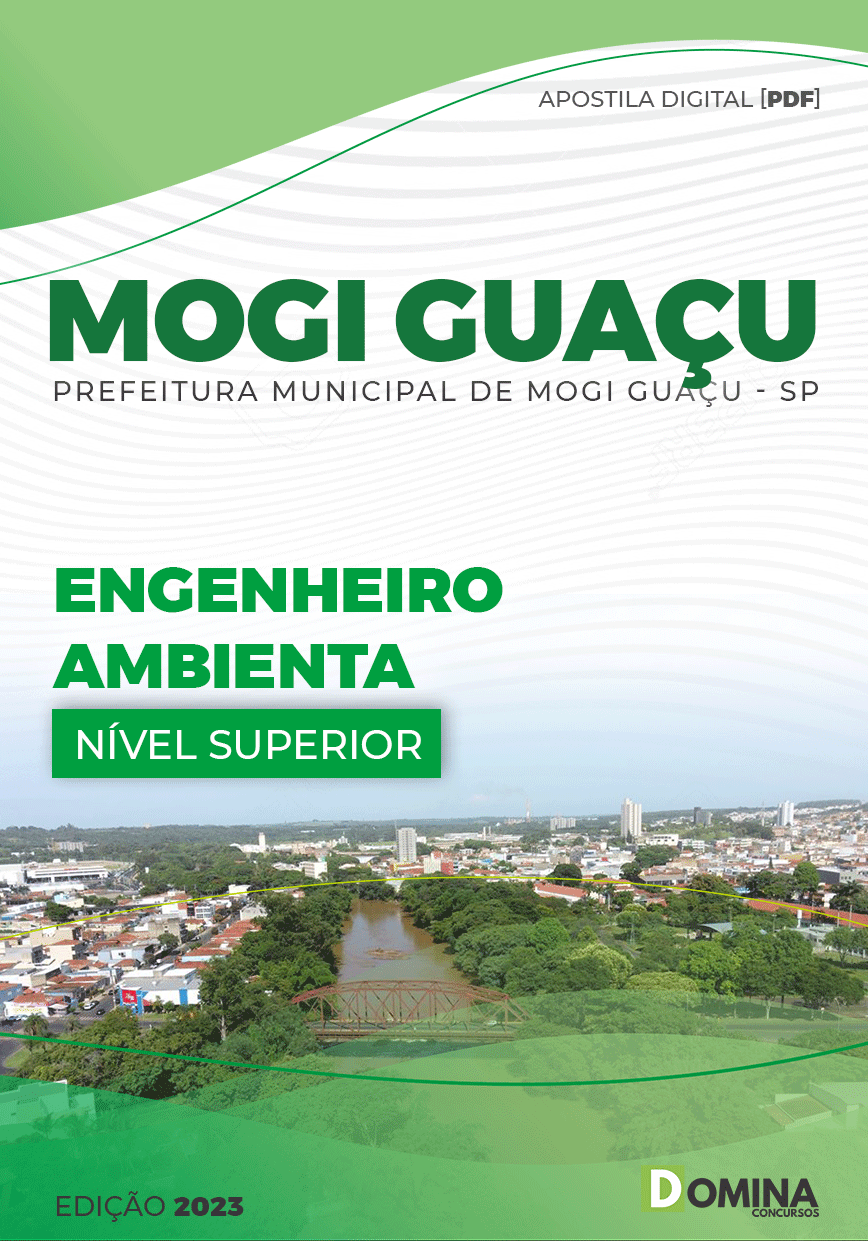 Apostila Pref Mogi Guaçu SP 2023 Engenheiro Ambiental