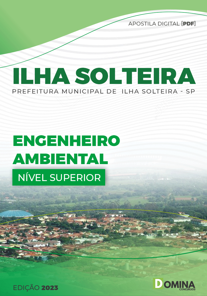 Apostila Pref Ilha Solteira SP 2023 Engenheiro Ambiental