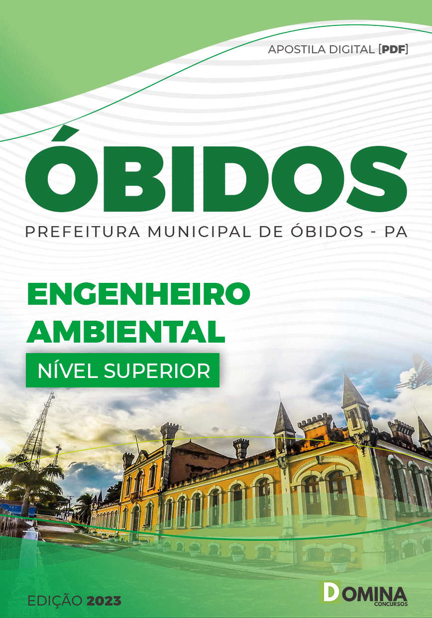 Apostila Concurso Pref Óbidos PA 2023 Engenheiro Ambiental