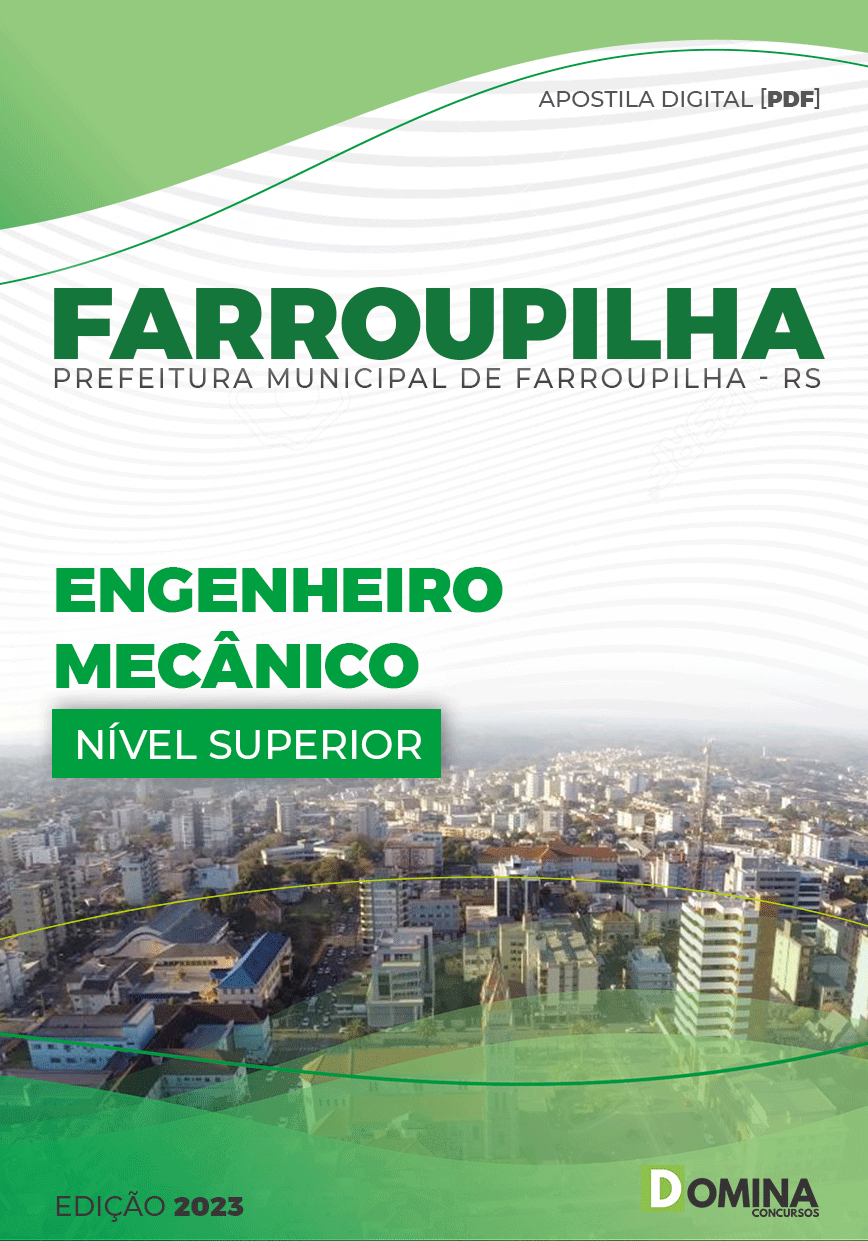 Apostila Pref Farroupilha RS 2023 Engenheiro Mecânico