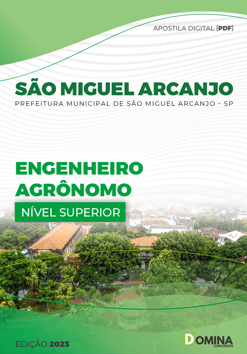 Apostila Pref São Miguel Arcanjo SP 2023 Engenheiro Agrônomo