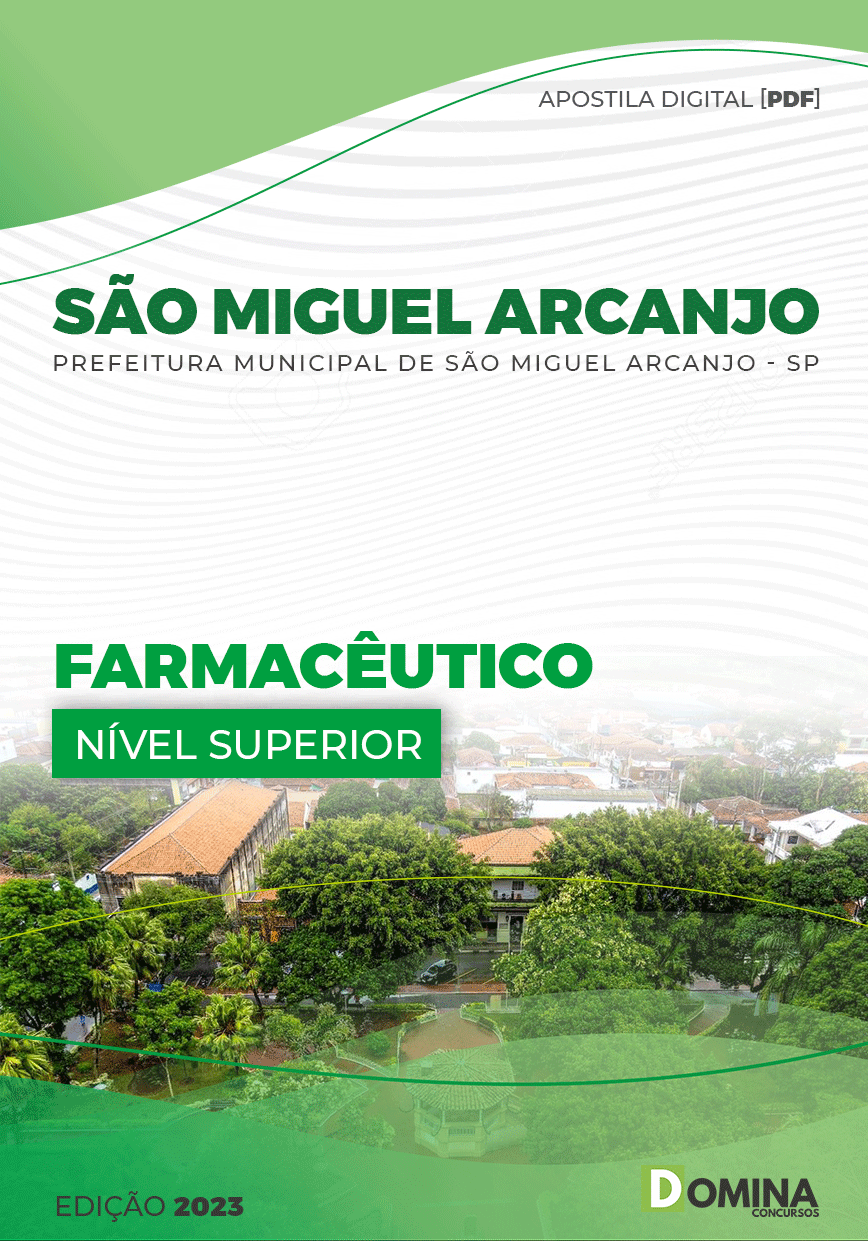 Apostila Pref São Miguel Arcanjo SP 2023 Farmacêutico