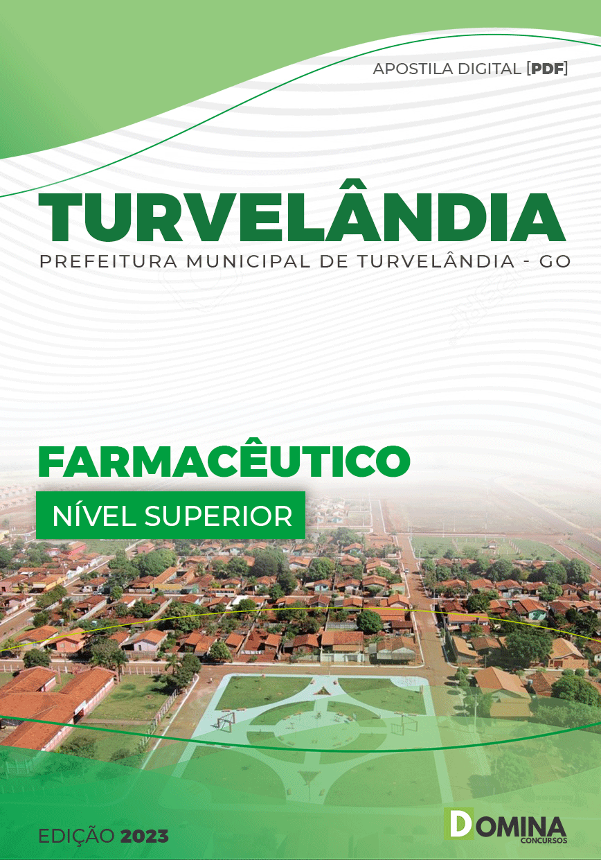 Apostila Digital Pref Turvelândia GO 2023 Farmacêutico