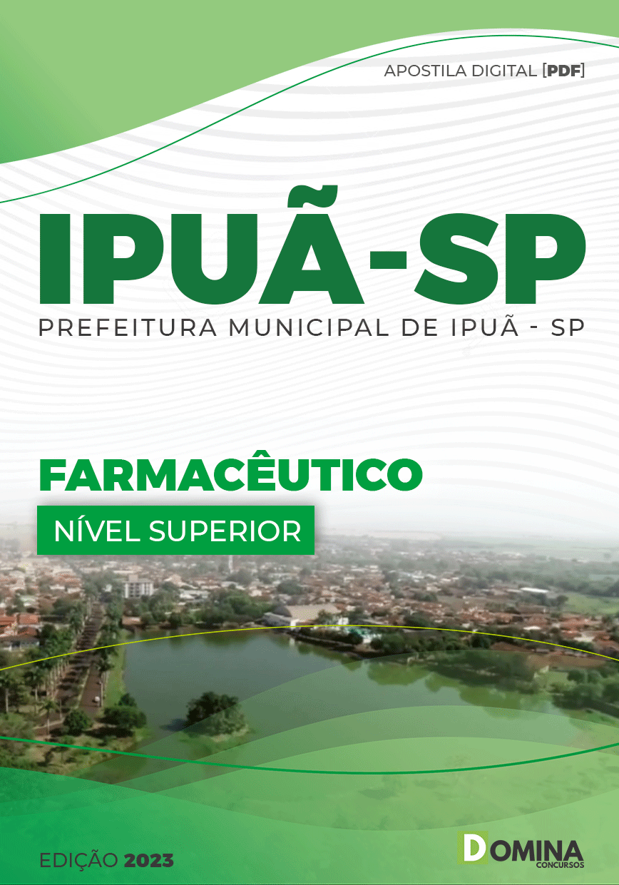 Apostila Concurso Pref Ipuã SP 2023 Farmacêutico