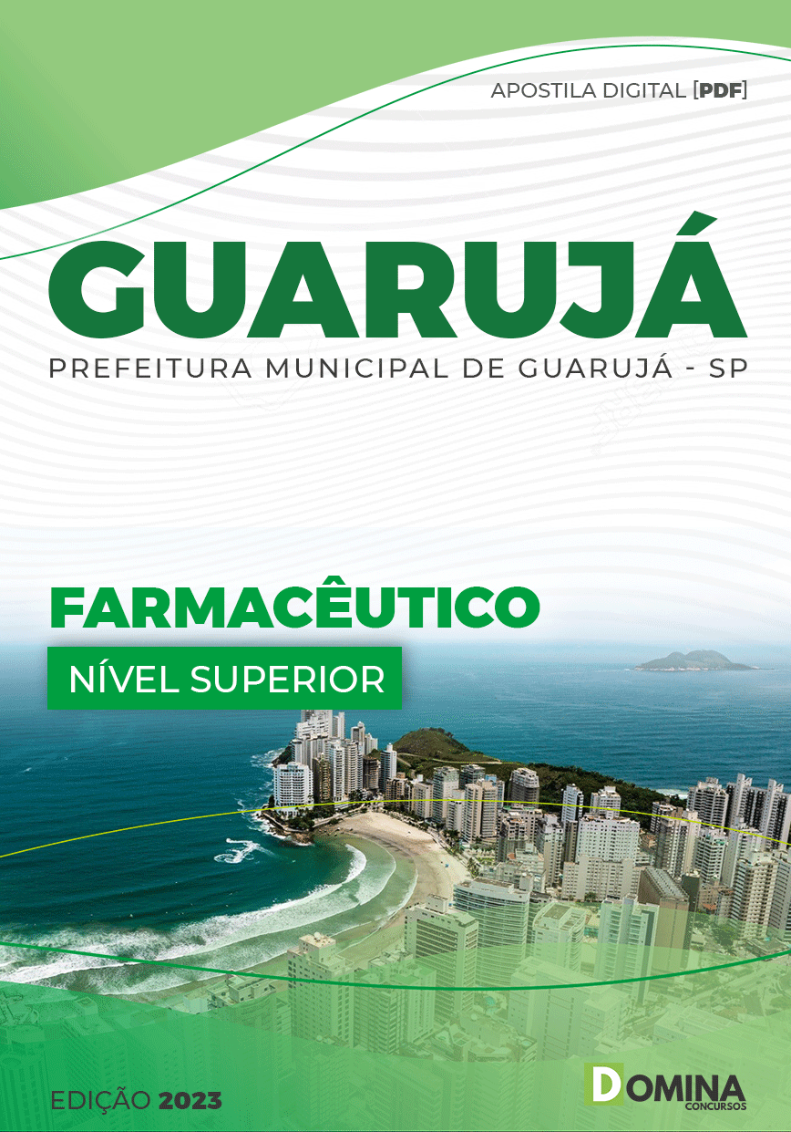 Apostila Concurso Pref Guarujá SP 2023 Farmacêutico