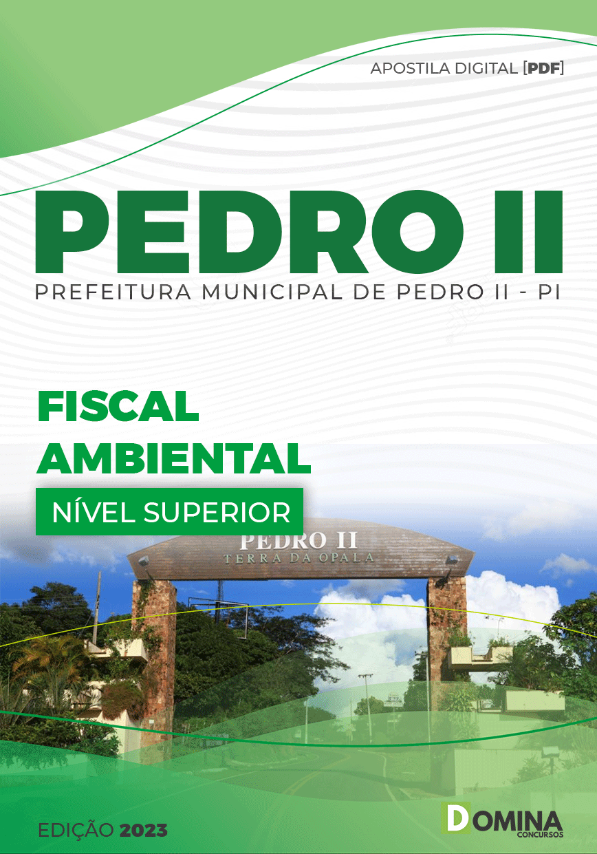 Apostila Concurso Pref Pedro II PI 2023 Fiscal Ambiental