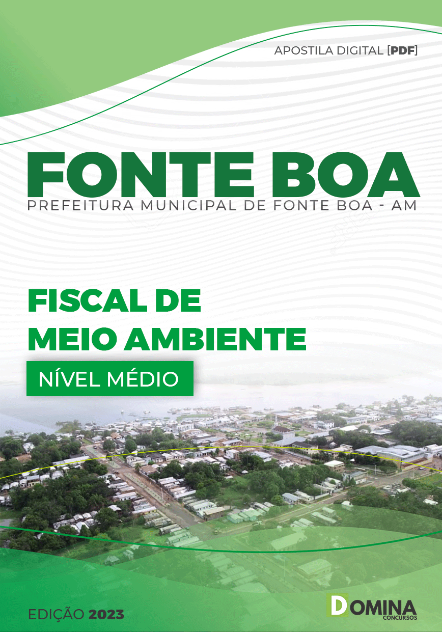 Apostila Pref Fonte Boa AM 2023 Fiscal Meio Ambiente