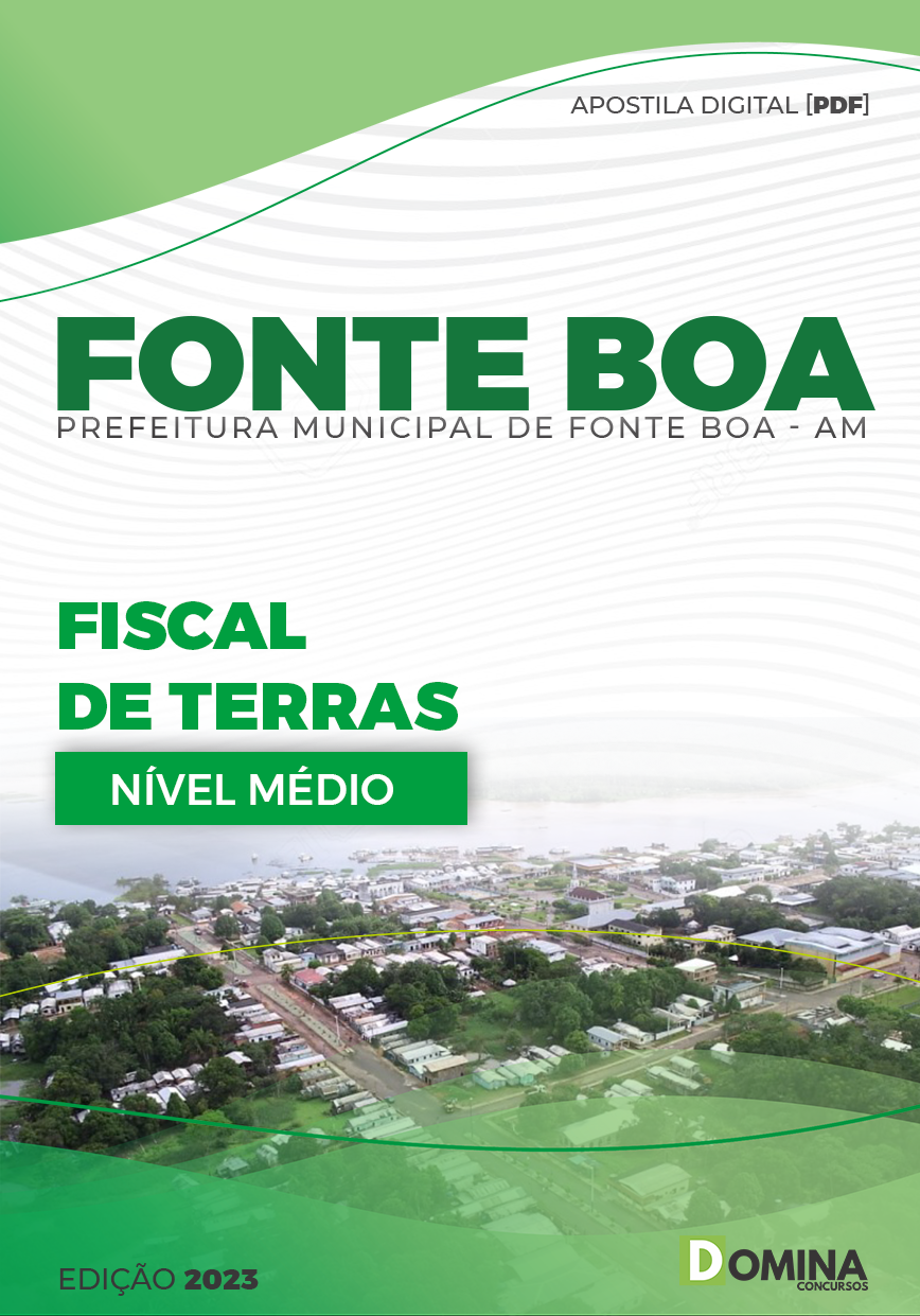 Apostila Digital Pref Fonte Boa AM 2023 Fiscal Terra