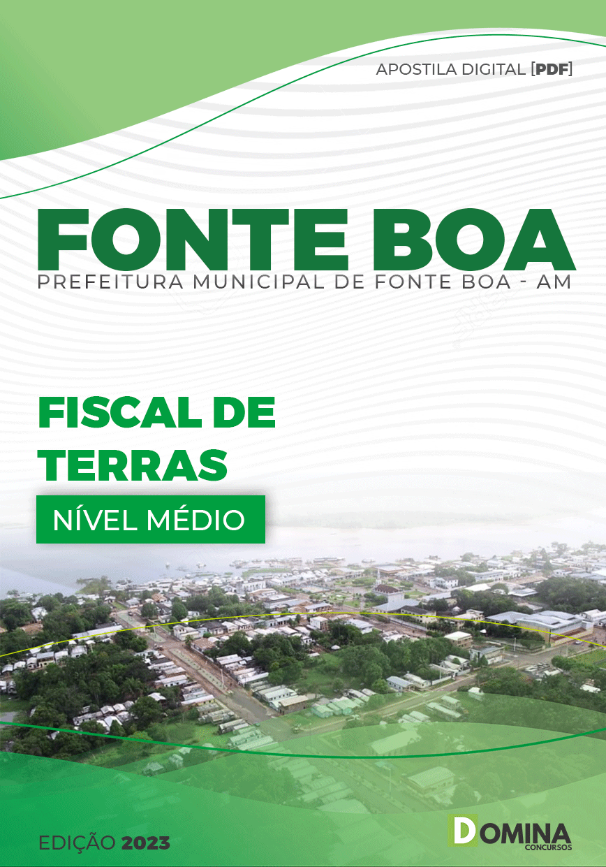 Apostila Digital Pref Fonte Boa AM 2023 Fiscal Terras