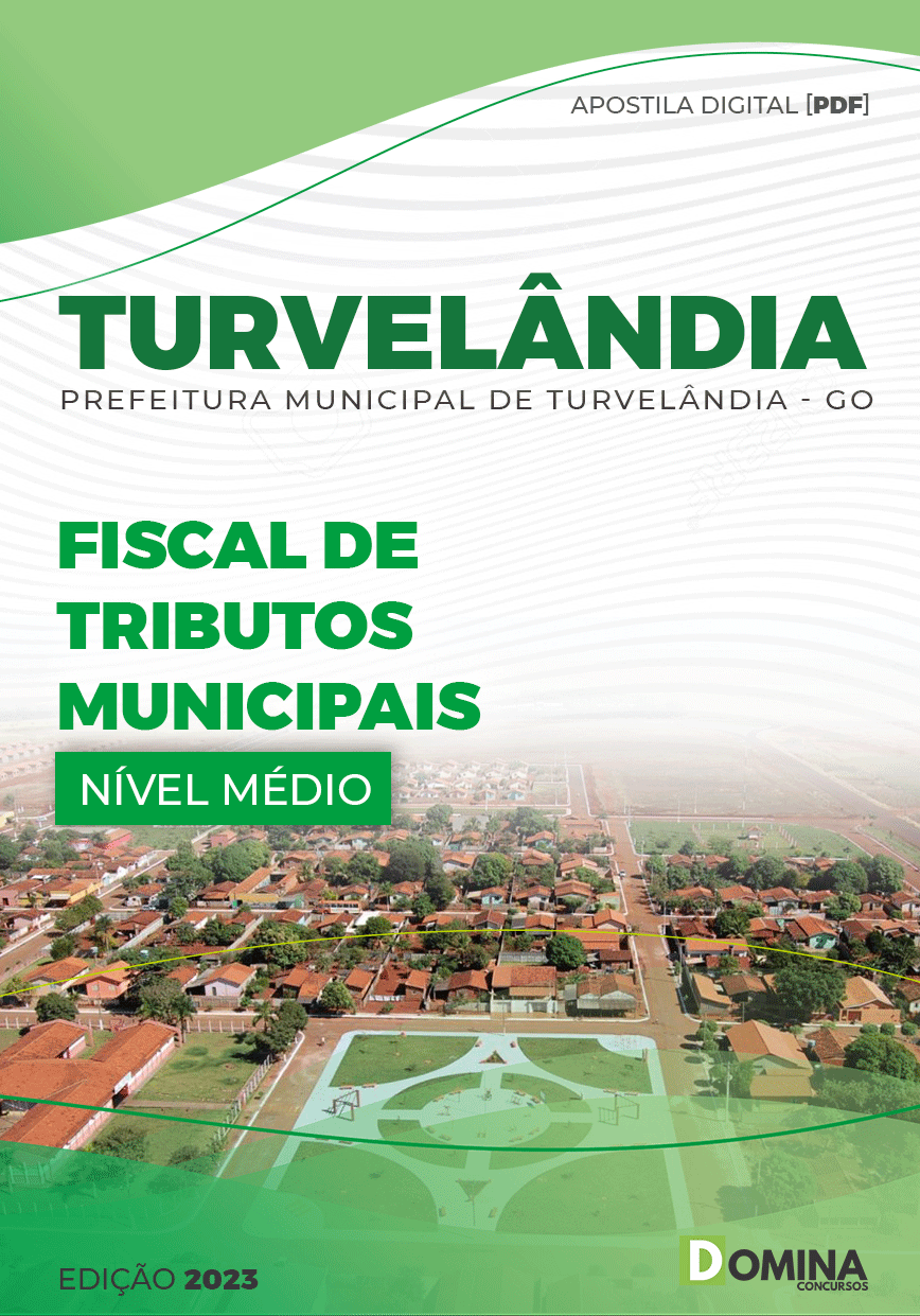 Apostila Pref Turvelândia GO 2023 Fiscal Tributos Municipais