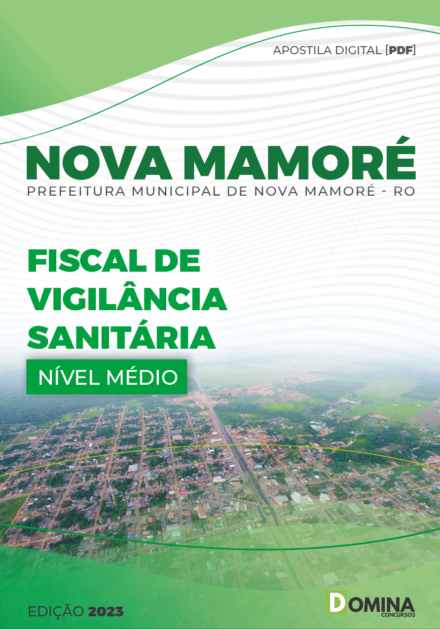 Apostila Pref Nova Mamoré RO 2023 Fiscal Vigilância Sanitária