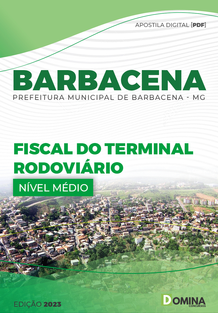 Apostila Pref Barbacena MG 2023 Fiscal Terminal Rodoviário