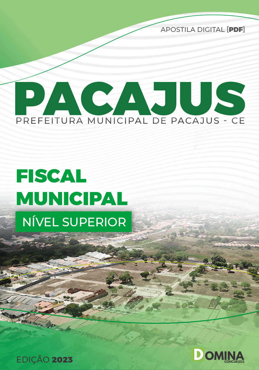 Apostila Concurso Pref Pacajus CE 2023 Fiscal Municipal