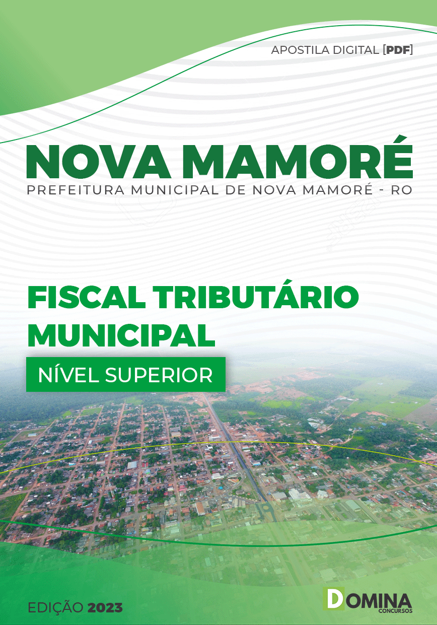 Apostila Pref Nova Mamoré RO 2023 Fiscal Tributário Municipal
