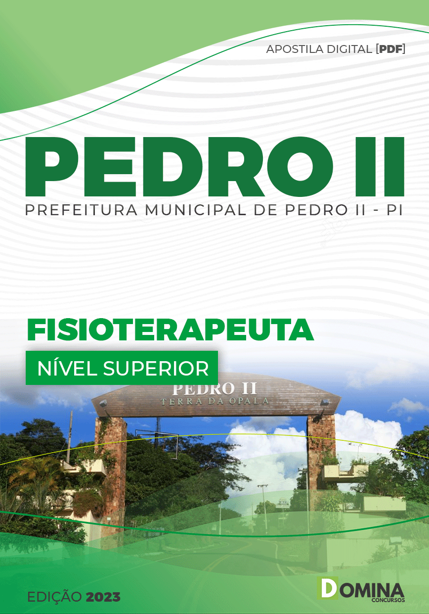 Apostila Digital Pref Pedro II PI 2023 Fisioterapeuta