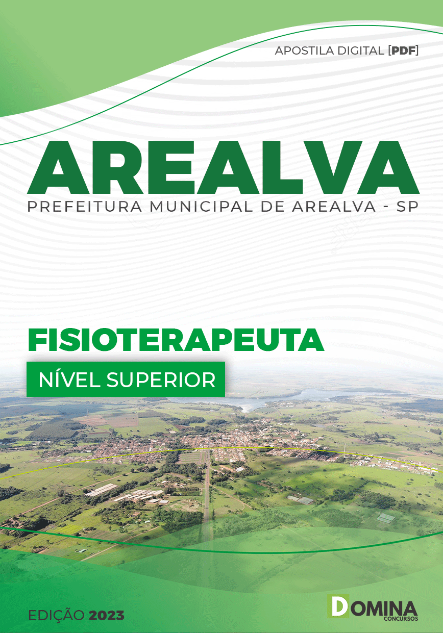 Apostila Digital Pref Arealva SP 2023 Fisioterapeuta