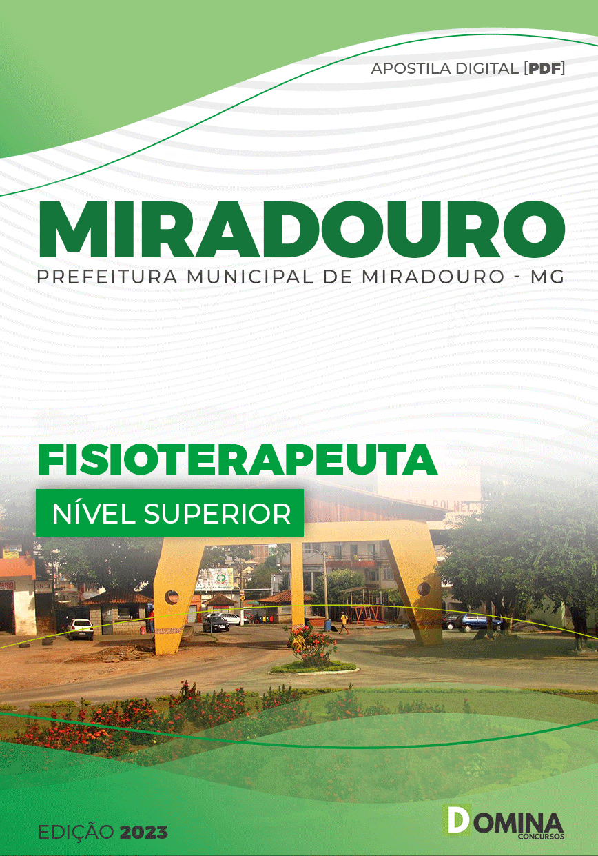 Apostila Digital Pref Miradouro MG 2023 Fisioterapeuta