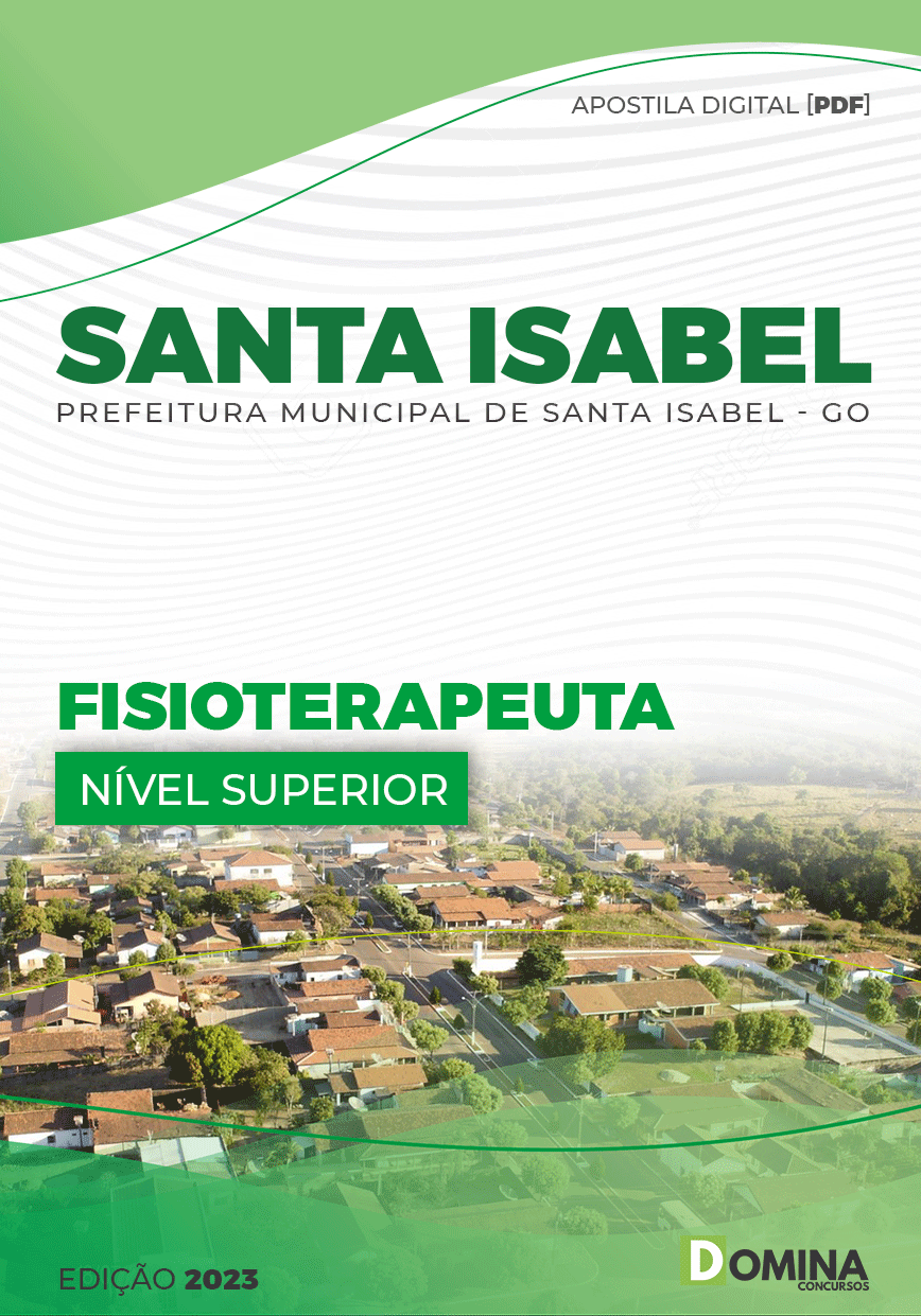 Apostila Digital Pref Santa Isabel GO 2023 Fisioterapeuta