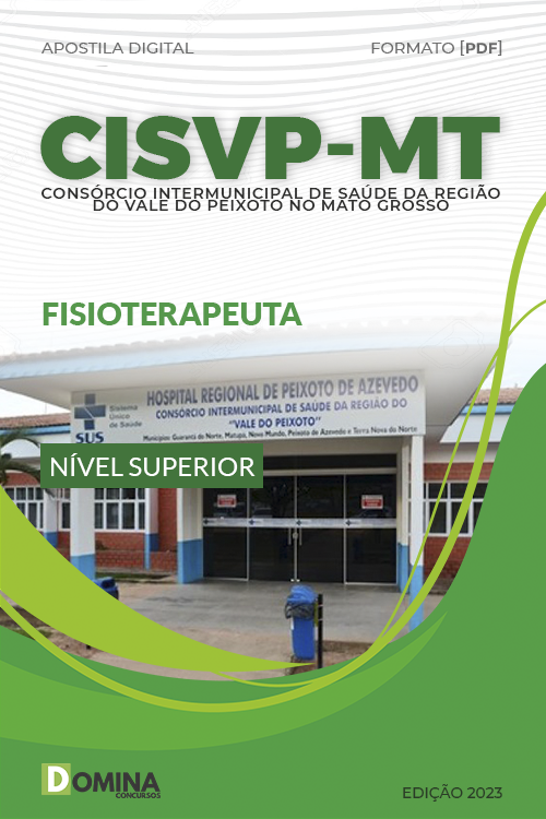 Apostila Digtial Concurso CISVP MT 2023 Fisioterapeuta