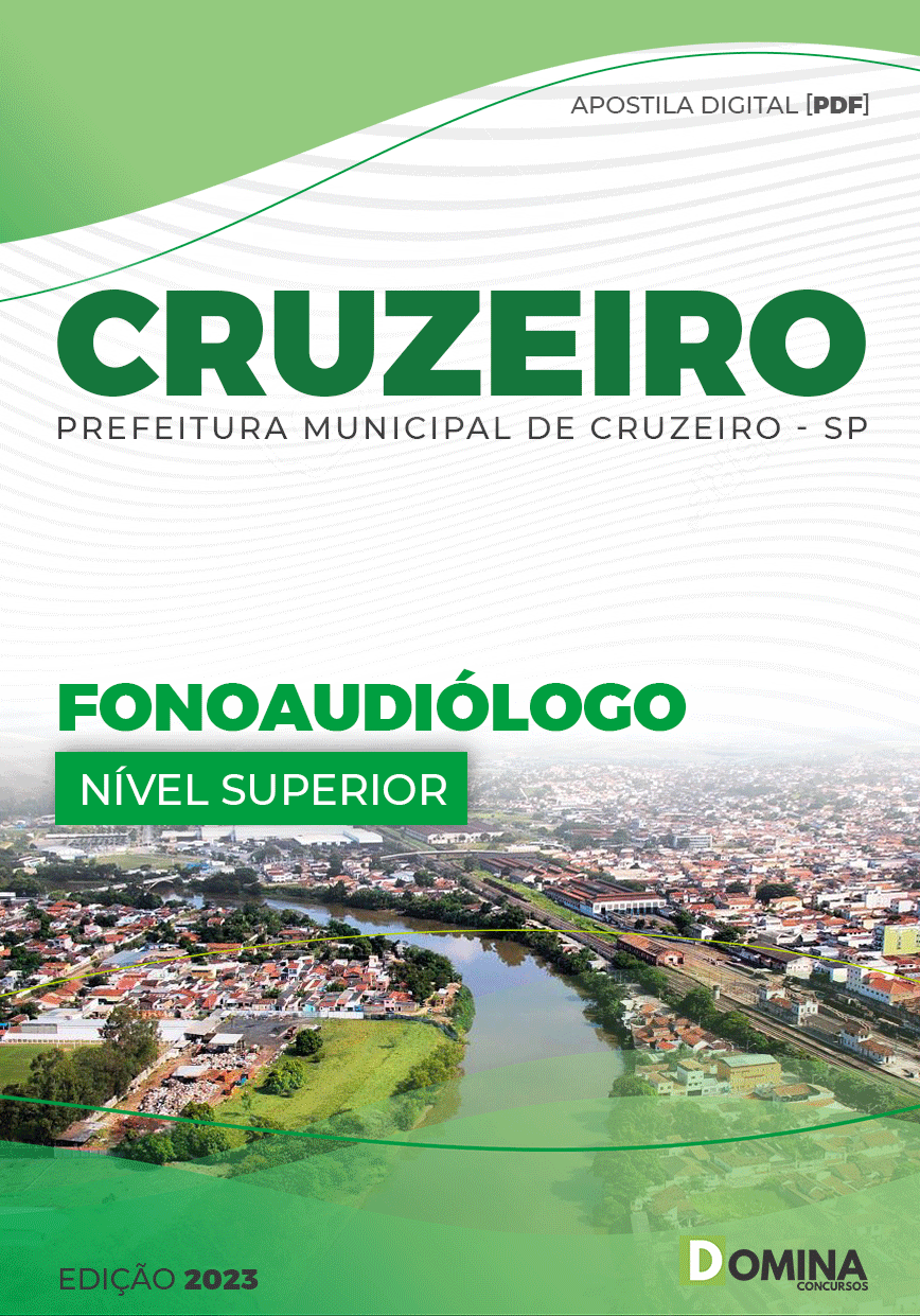 Apostila Digital Pref Cruzeiro SP 2023 Fonoaudiólogo