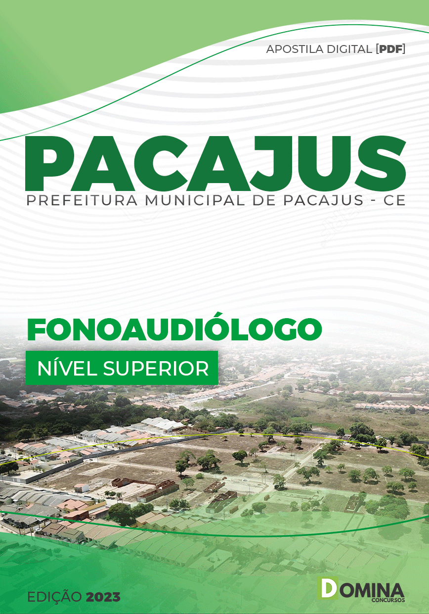 Apostila Concurso Pref Pacajus CE 2023 Fonoaudiólogo