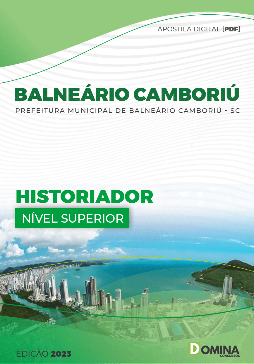 Apostila Pref Balneário Camboriú SC 2023 Historiador